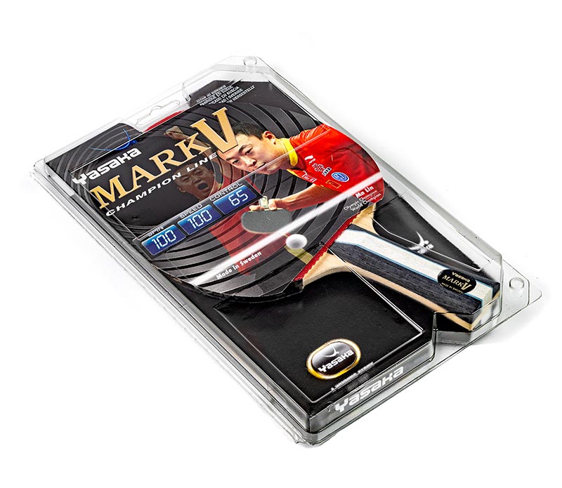 Revêtement Yasaka Mark V – Caoutchouc Tennis De Table Contrôle & Effet 2,0 Mm Rouge