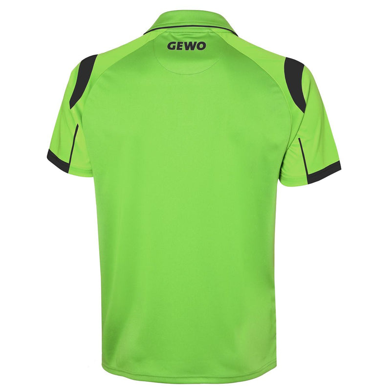 Gewo shirt Terni limegroen/zwart