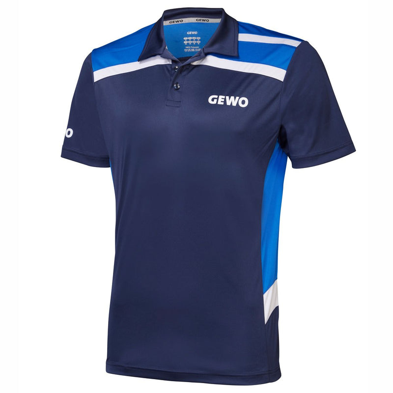 Gewo shirt Aurora marine/royalblauw