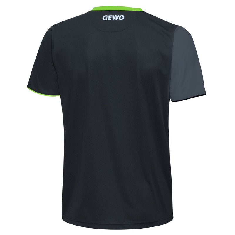 Gewo T-Shirt Toledo zwart/lime