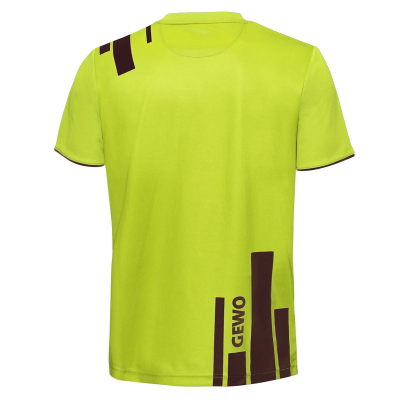 Gewo T-Shirt Bloques lime/zwart