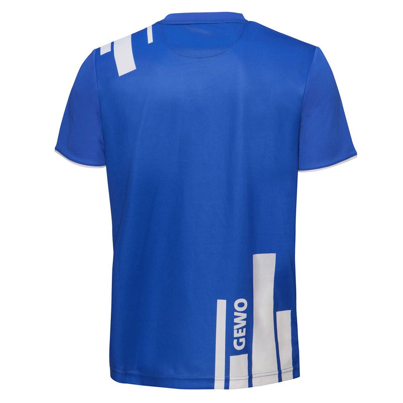 Gewo T-Shirt Bloques blauw/wit