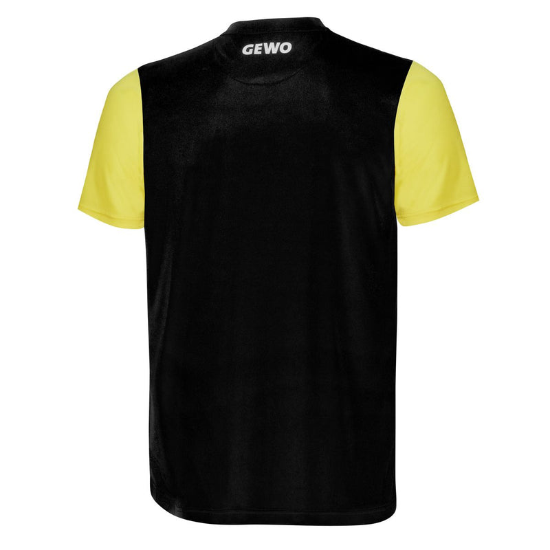 Gewo T-Shirt Zamora zwart/geel