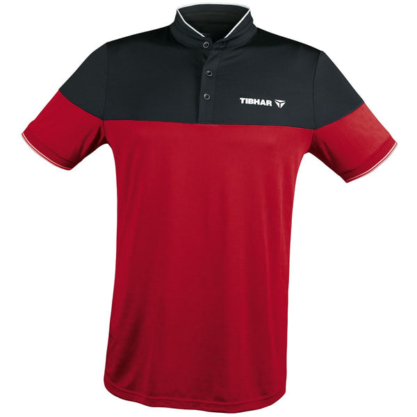 Tibhar shirt Trend rood/zwart