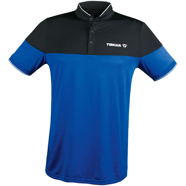 Tibhar shirt Trend blauw/zwart