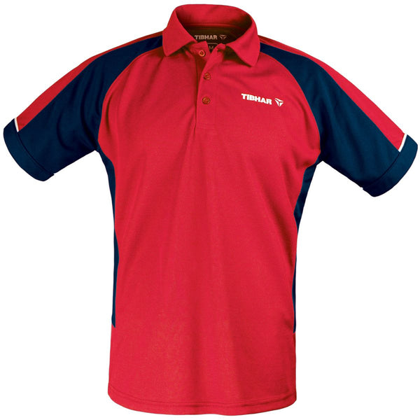 Tibhar shirt Mundo red/navy