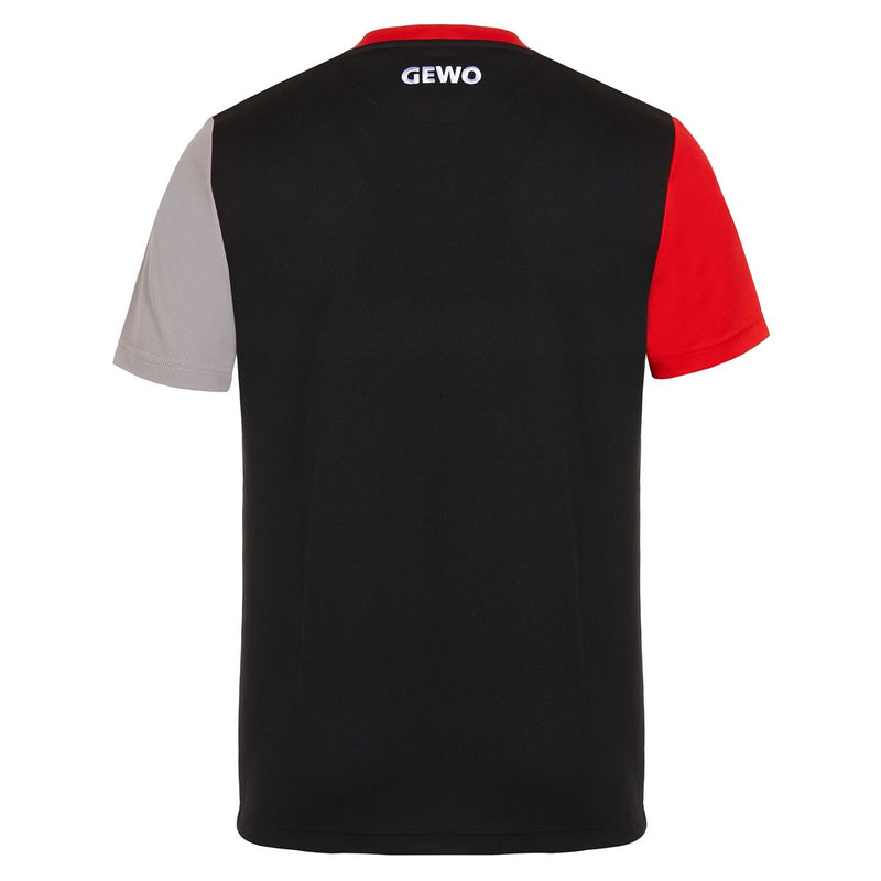 Gewo T-Shirt Ravenna zwart/rood