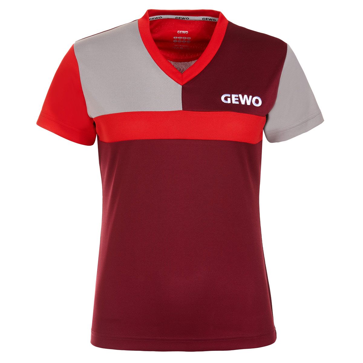 Gewo shirt Ravenna Lady bordeau/red