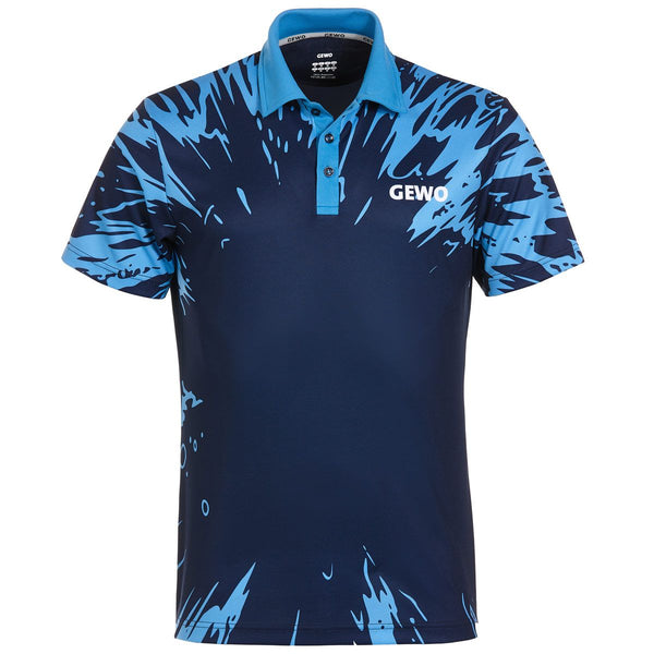 Gewo shirt Mattia marine/blauw