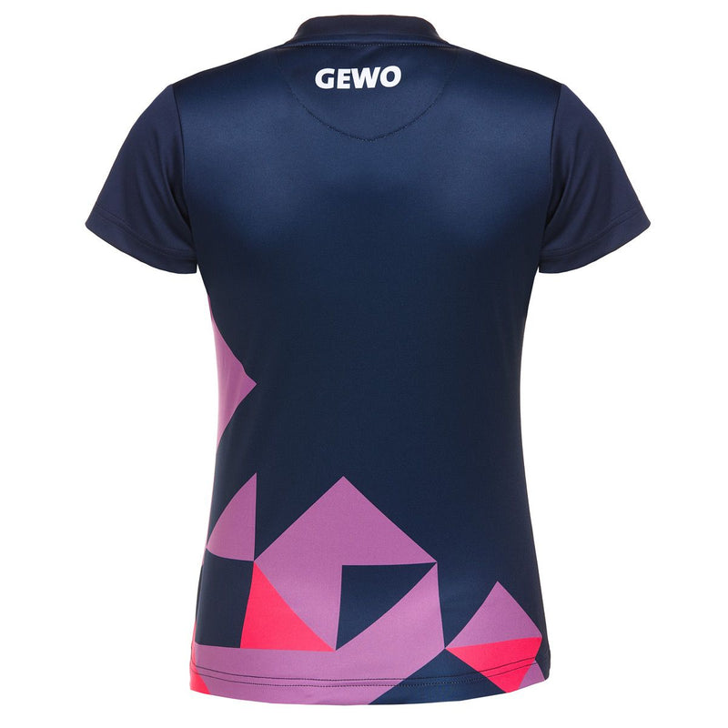 Gewo shirt Matera Lady marineblauw/roze