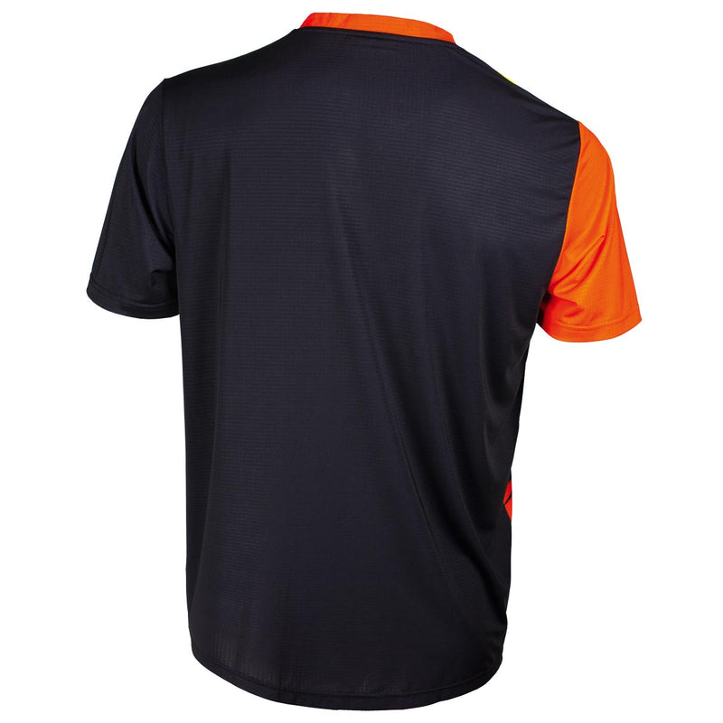 Tibhar shirt Azur oranje/zwart