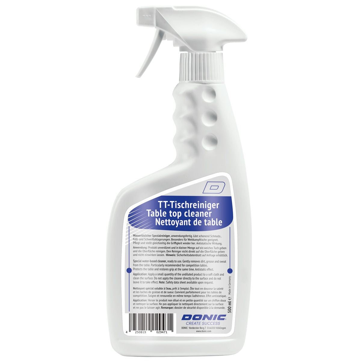 Donic Tafelcleaner 500ml.