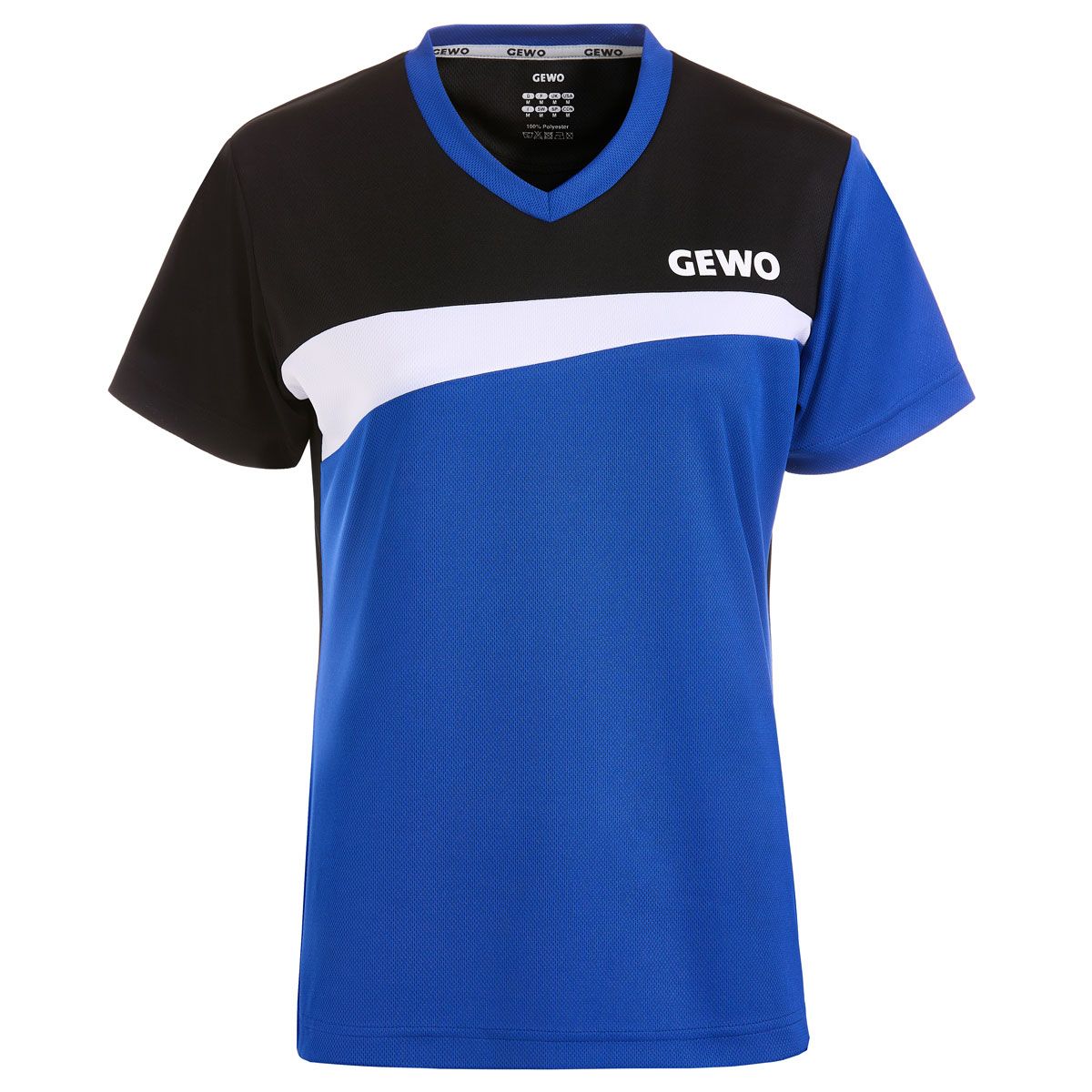 Gewo shirt Fondi II Lady royal/zwart
