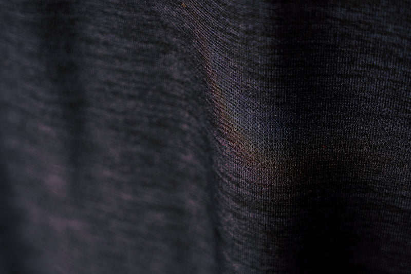 Andro Shirt Melange Alpha black