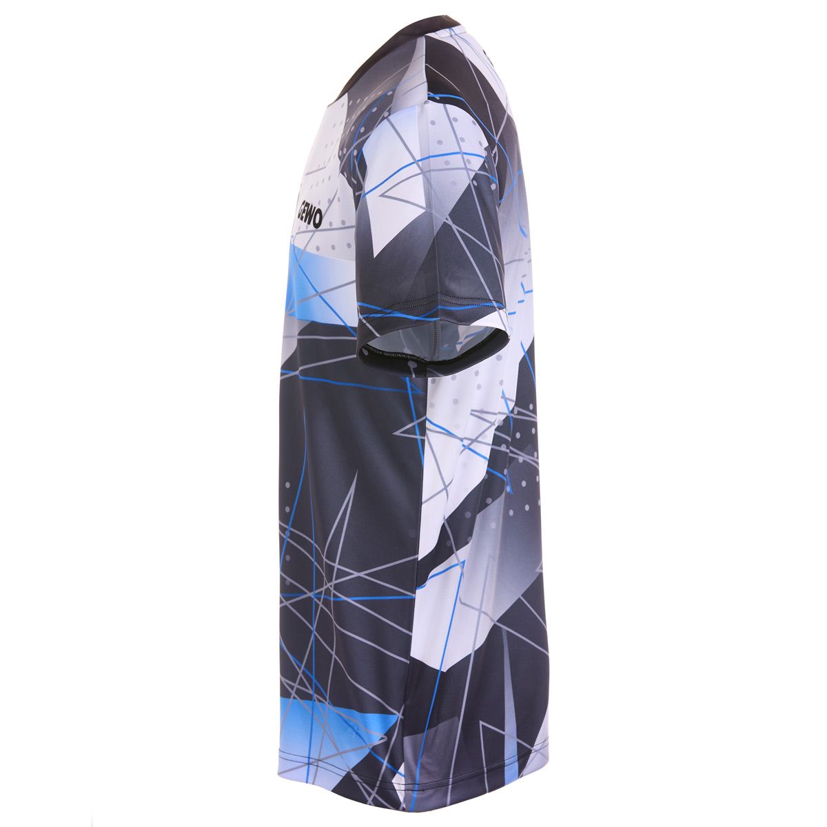 Gewo shirt Lugo II zwart/blauw