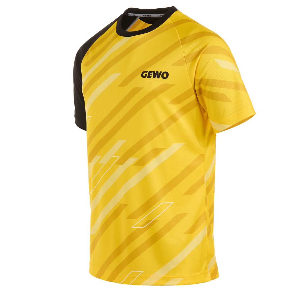 Gewo shirt Ponza II geel/zwart