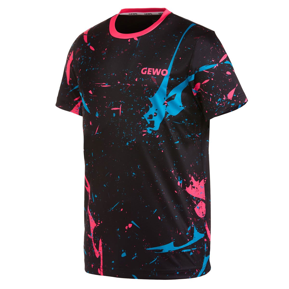 Gewo shirt Tamarro I zwart/paars