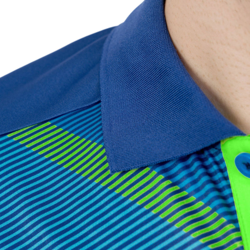 Andro Shirt Ataxa blauw/groen