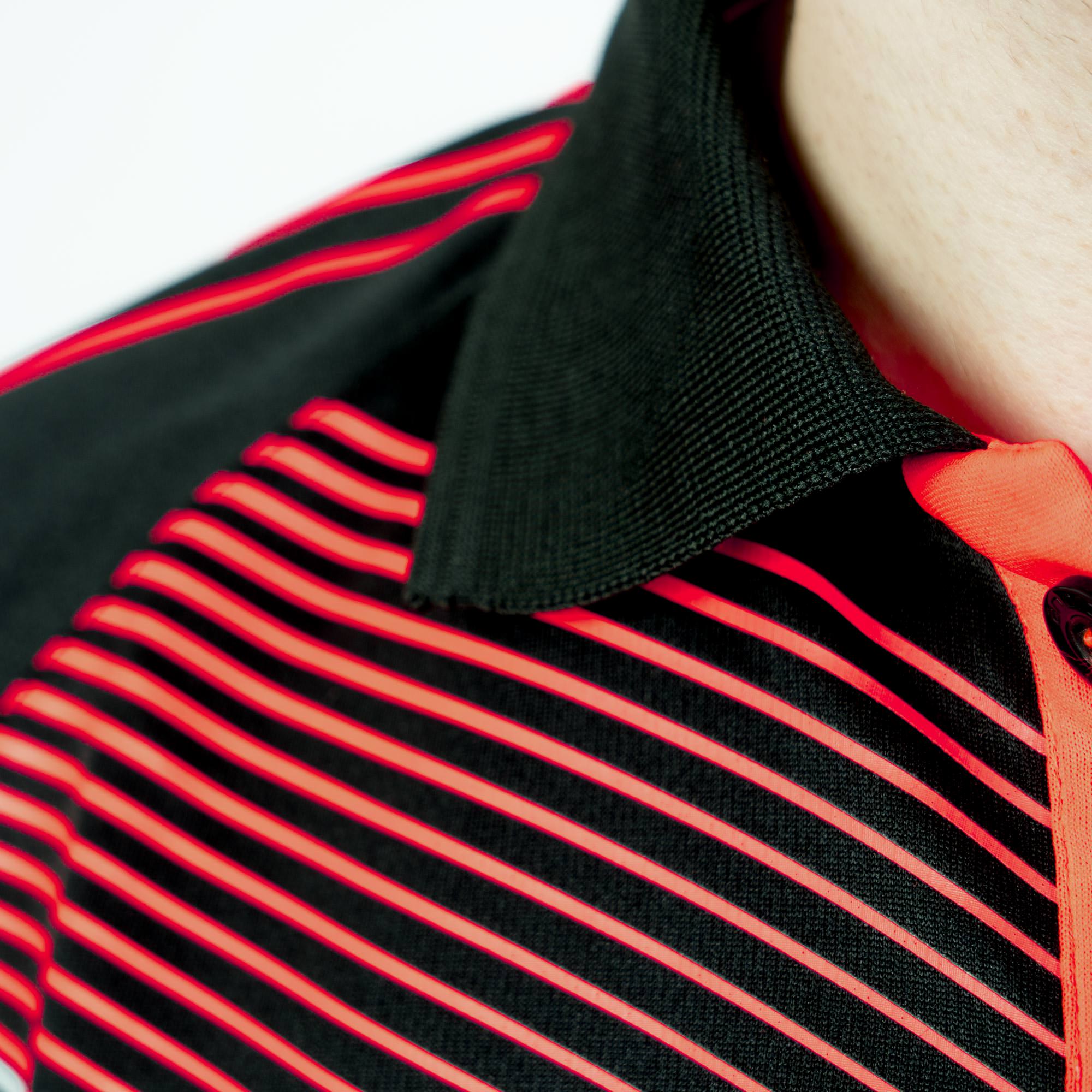 Andro Shirt Avos black/neon red