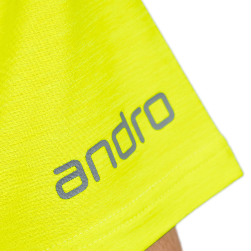 Andro Shirt Melange Alpha neon yellow