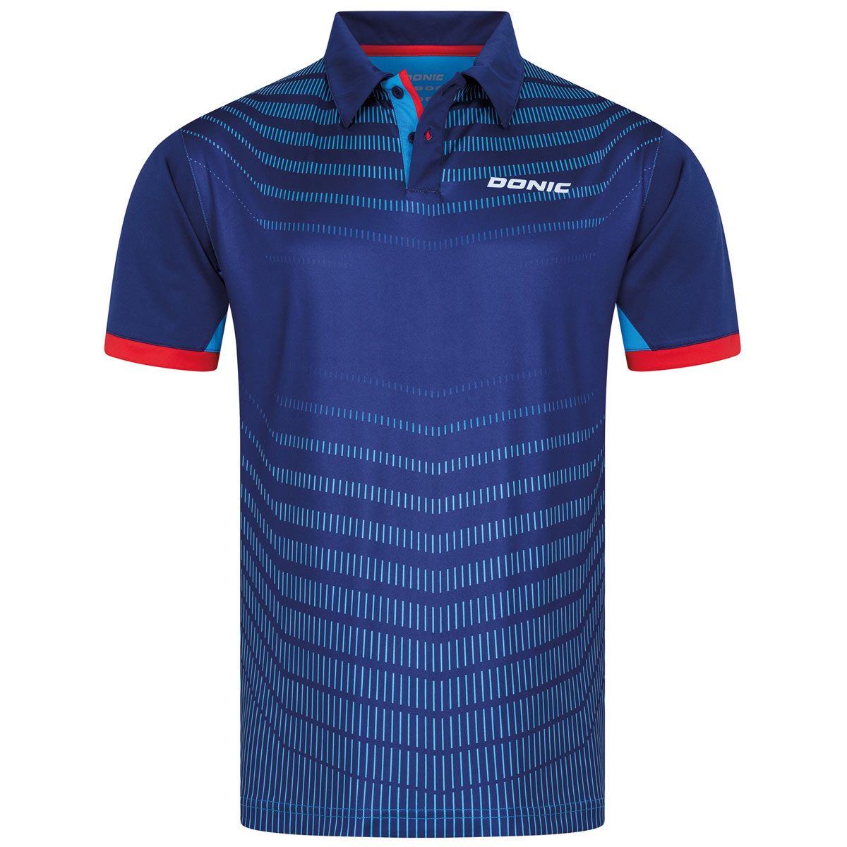 Donic shirt Kava marine/red