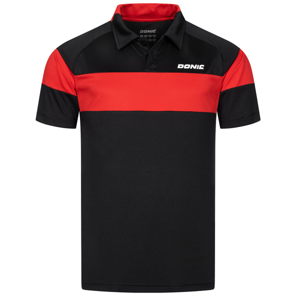 Donic shirt Nitro zwart/rood