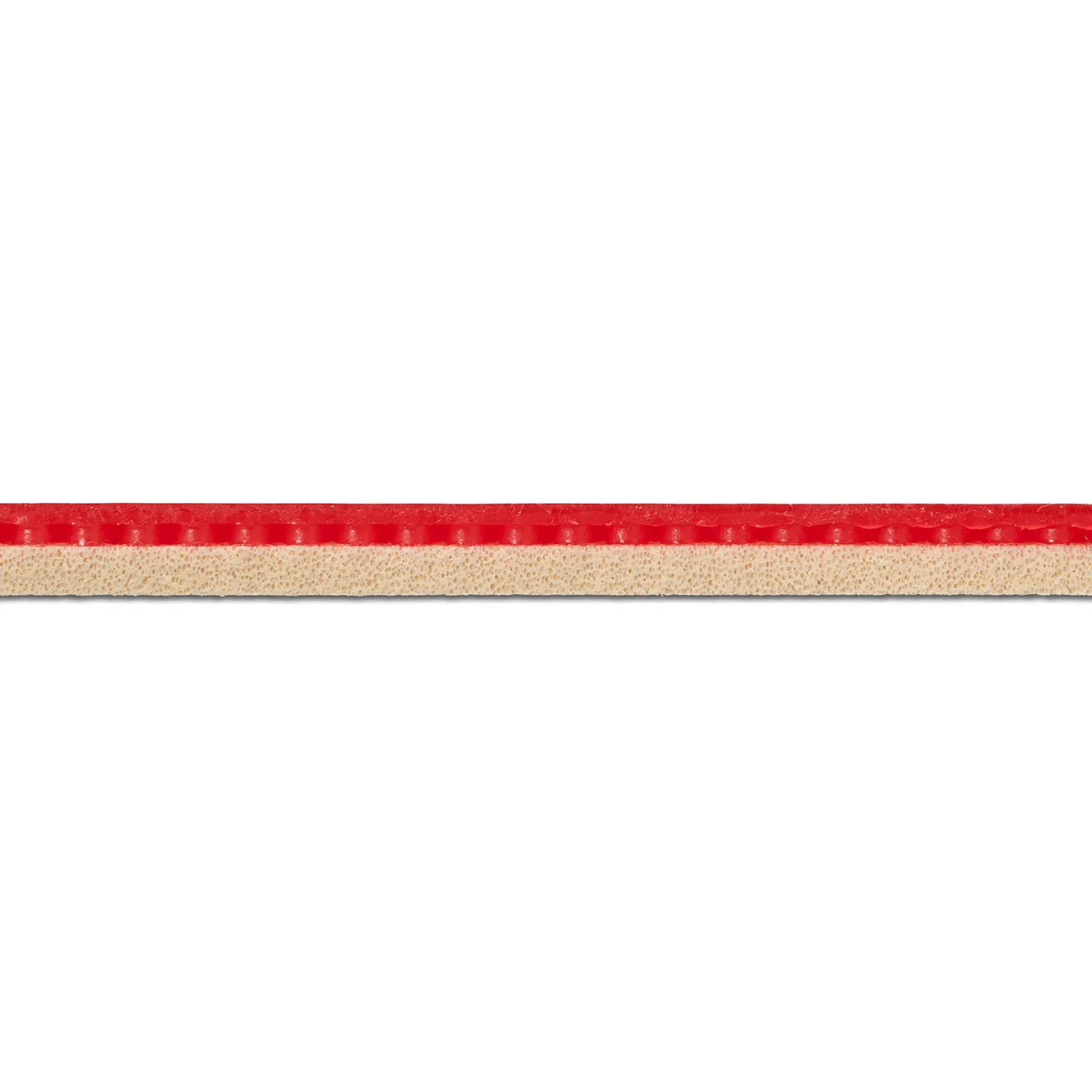 Yasaka Rakza 7 rubber sponge cross section