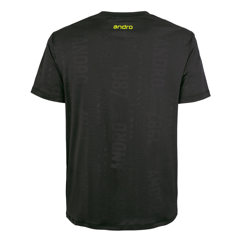 Andro Shirt Dexar zwart/geel