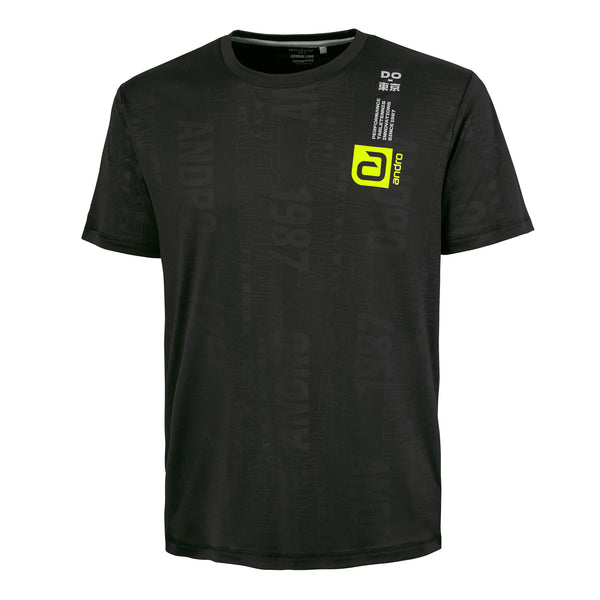 Andro Shirt Dexar zwart/geel