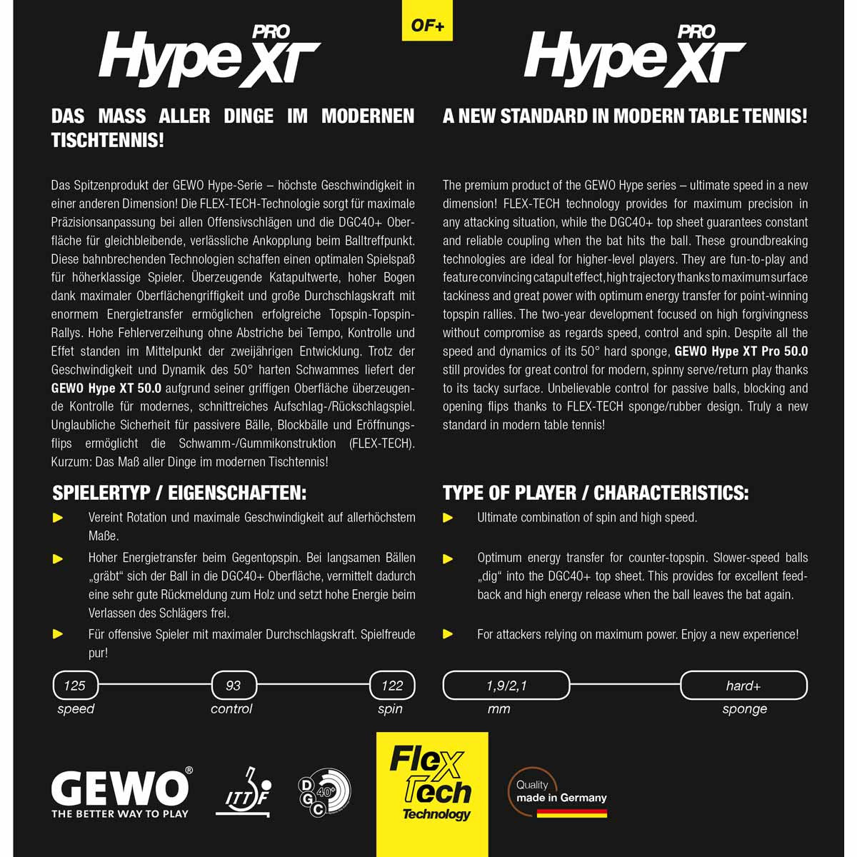 Gewo Hype XT Pro 50.0