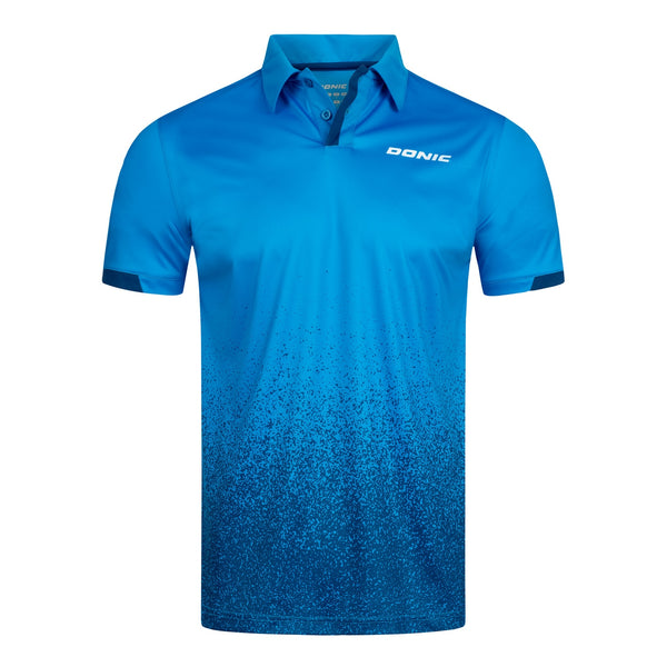 Donic shirt Splashflex cyanblauw/marine