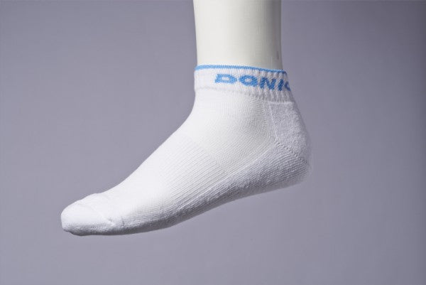 Donic socks Rivoli white/cyan blue