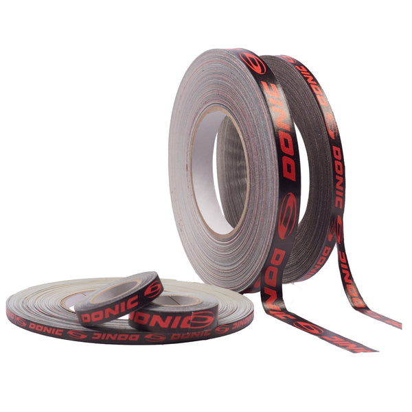 Donic Edge Protection Tape 12mm-50 mtr. black/red