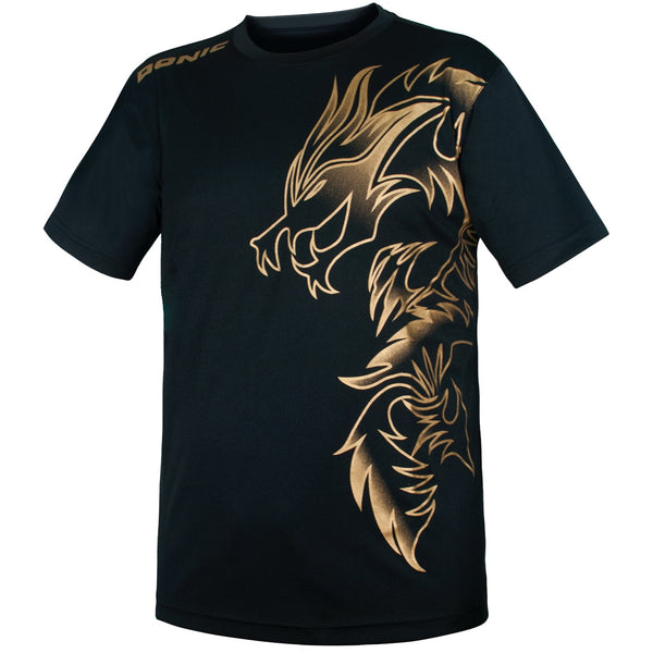 Donic T-Shirt Dragon zwart/goud