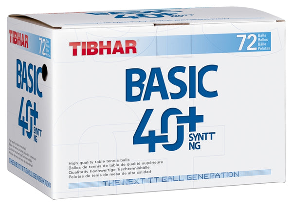 Tibhar Ball Basic 40+ SYNTT NG white (72)