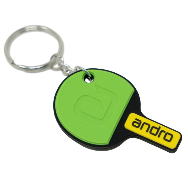 Andro sleutelhanger/minibat groen/zwart/geel