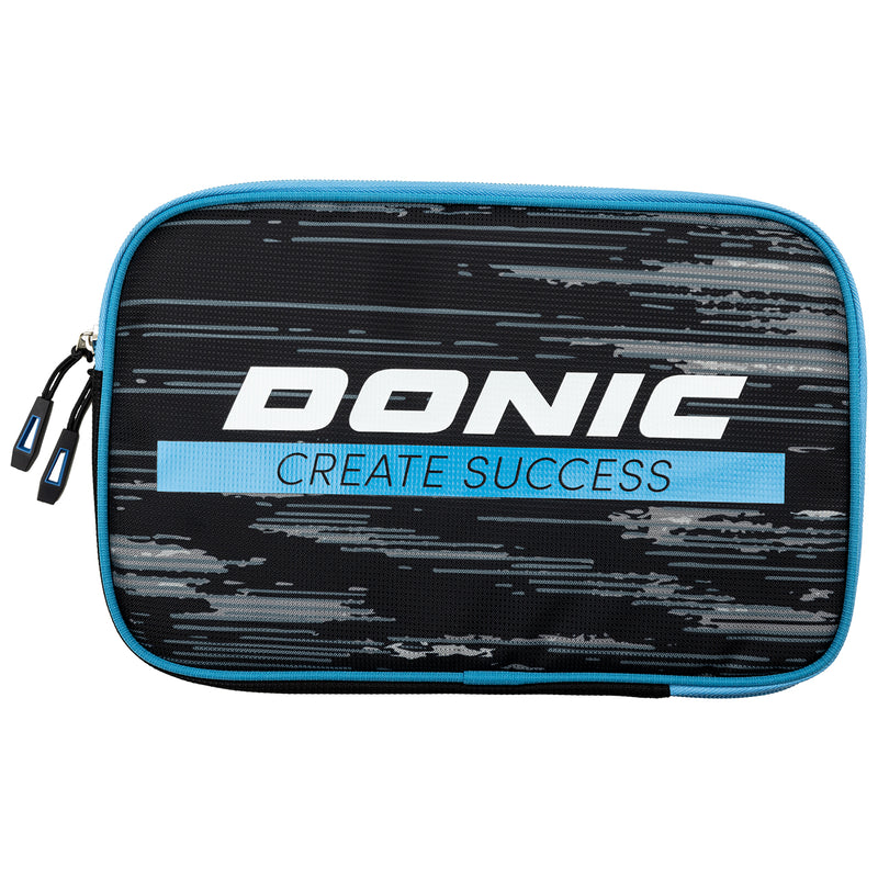 Donic Dubbele batcover POP  zwart/cyanblauw