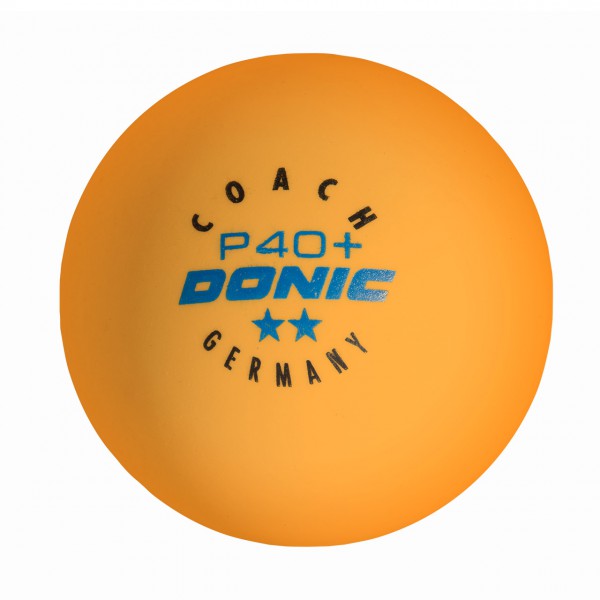 Donic Ball Coach P40+ **orange (6)