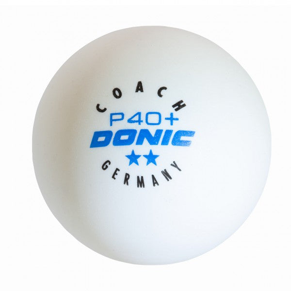 Donic Ball Coach ** P40+ white (120)