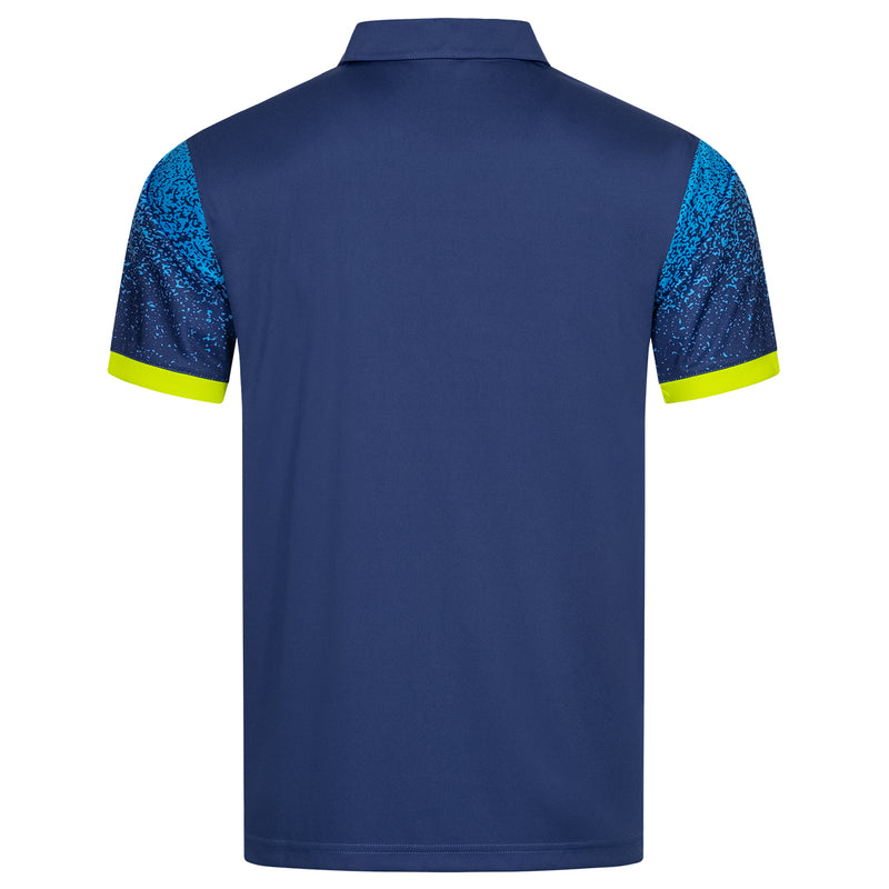Donic shirt Rafter marine/cyanblauw