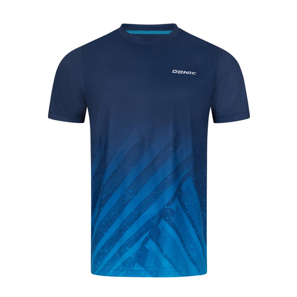 Donic T-Shirt Argon marine/cyaanblauw