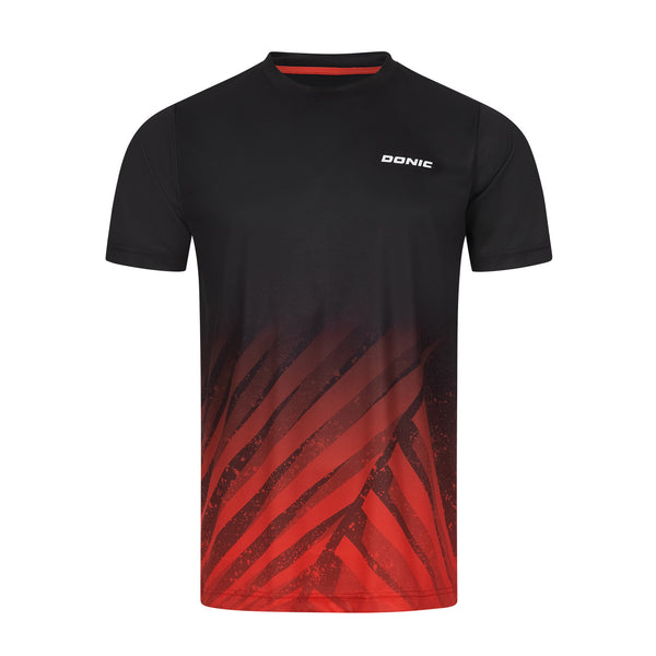 Donic T-Shirt Argon Junior zwart/rood