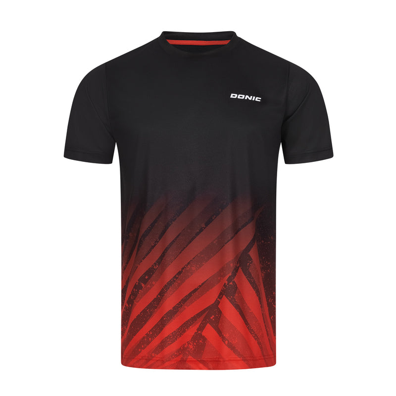 Donic T-Shirt Argon Junior black/red