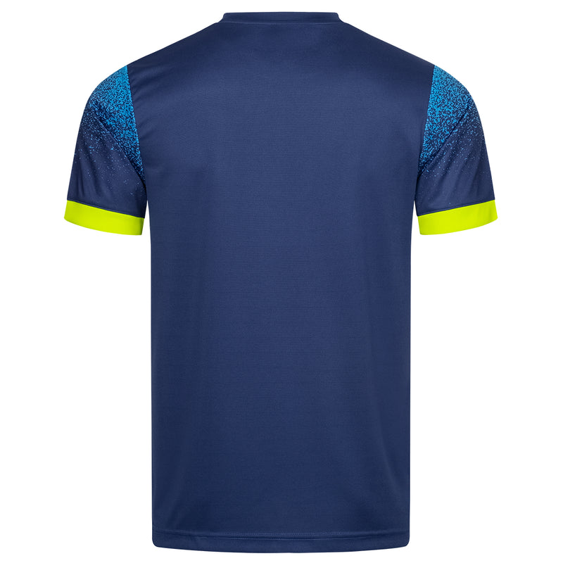 Donic T-Shirt Atlas navy/cyan blue