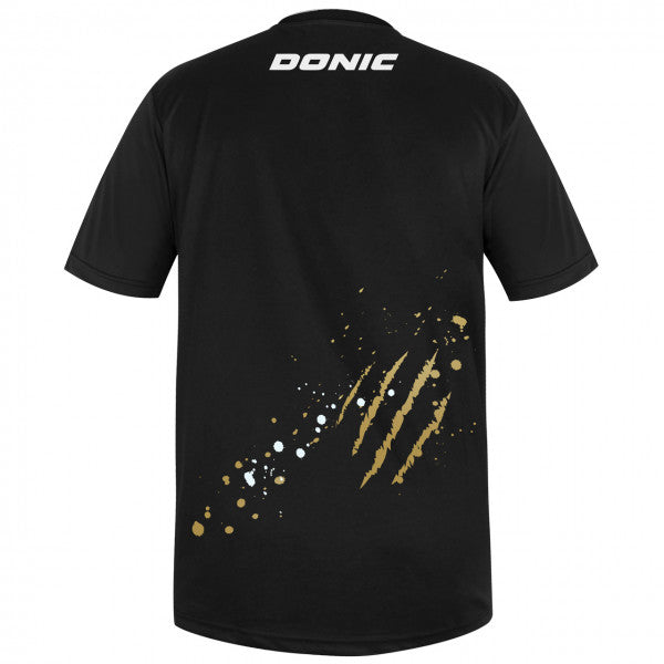 Donic T-Shirt Tiger zwart/goud/wit