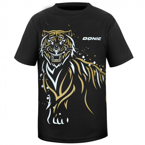 Donic T-Shirt Tiger black/gold/white