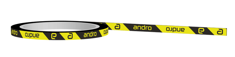 Andro Edge Tape CI 12mm-50m black/yellow