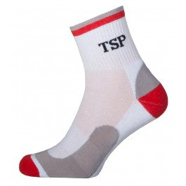 TSP Sokken Flex wit/rood/grijs