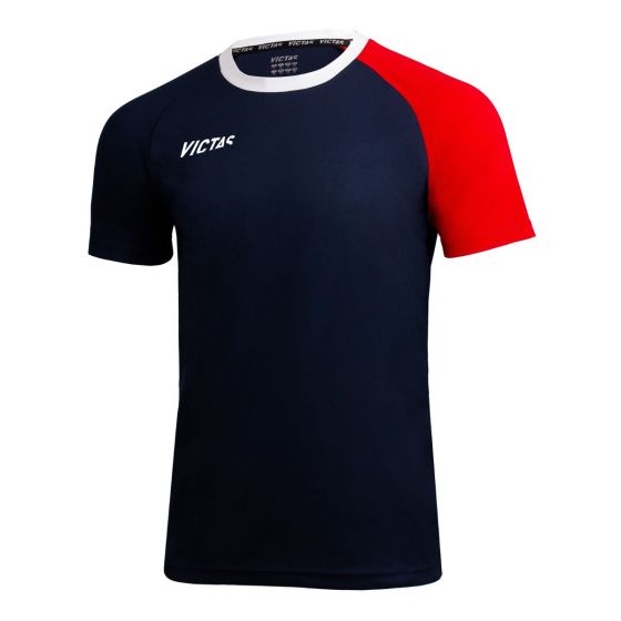 Victas T-Shirt 219 marine/rood